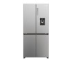 Haier Cube 83 Serie 3 HCR3818EWMM frigorifero side-by-side Libera installazione 463 L E Platino, Acciaio inossidabile